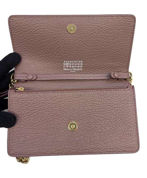 Maison Margiela（メゾンマルジェラ）Maison Margiela (メゾンマルジェラ) チェーンショルダーバッグ ピンクの古着・服飾アイテム