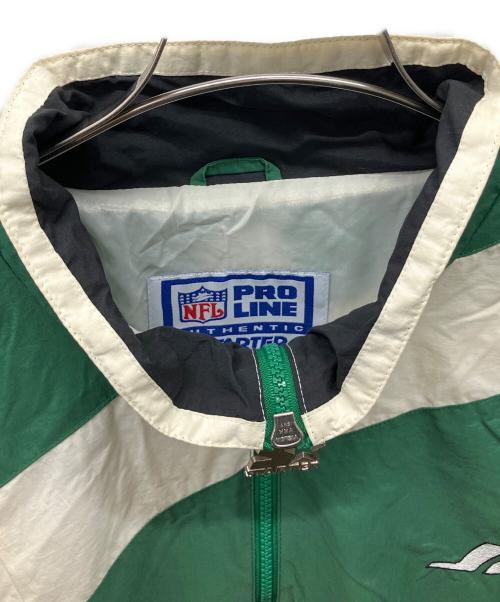 PRO LINE（プロ ライン）PRO LINE (プロ ライン) ナイロンジャケット グリーン×ホワイト サイズ:Lの古着・服飾アイテム