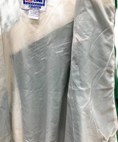 PRO LINE（プロ ライン）PRO LINE (プロ ライン) ナイロンジャケット グリーン×ホワイト サイズ:Lの古着・服飾アイテム