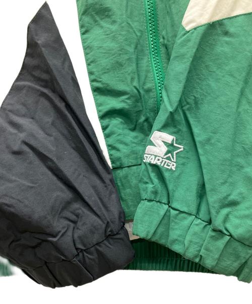 PRO LINE（プロ ライン）PRO LINE (プロ ライン) ナイロンジャケット グリーン×ホワイト サイズ:Lの古着・服飾アイテム