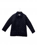 Traditional Weatherwearトラディショナルウェザーウェア）の古着「キルティングハーフコート」｜ネイビー