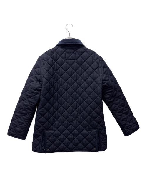Traditional Weatherwear（トラディショナルウェザーウェア）Traditional Weatherwear (トラディショナルウェザーウェア) キルティングハーフコート ネイビー サイズ:42の古着・服飾アイテム
