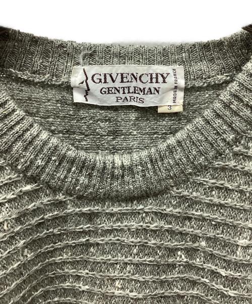 GIVENCHY（ジバンシィ）GIVENCHY (ジバンシィ) 厚手ニット グリーン×ベージュ サイズ:3の古着・服飾アイテム