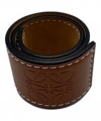 LOEWEロエベ）の古着「ストラップブレスレット」｜ブラウン