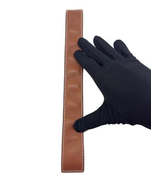 LOEWE（ロエベ）LOEWE (ロエベ) ストラップブレスレット ブラウンの古着・服飾アイテム