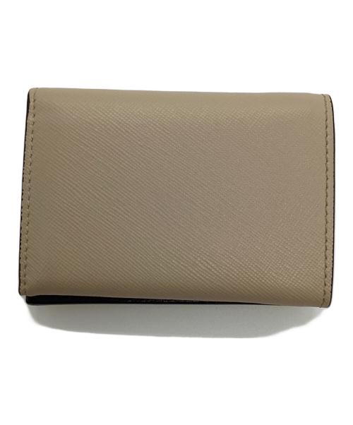 MARNI（マルニ）MARNI (マルニ) 3つ折り財布 グレー×イエローの古着・服飾アイテム