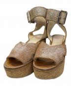 Vivienne Westwoodヴィヴィアンウエストウッド）の古着「ウェッジソールサンダル」｜ブラウン