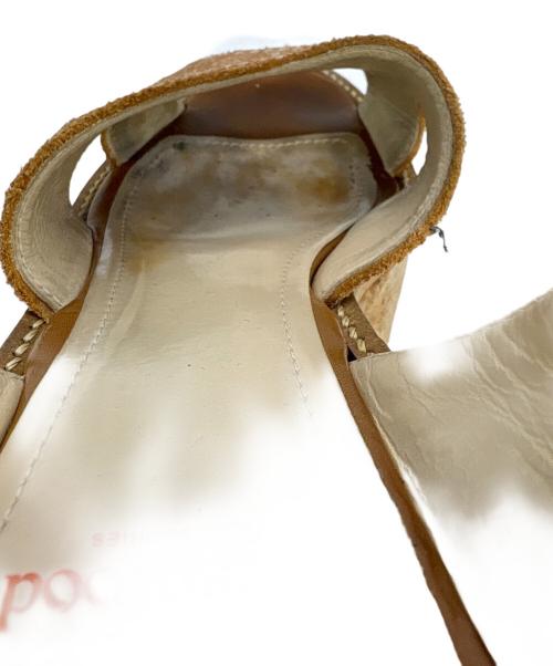 Vivienne Westwood（ヴィヴィアンウエストウッド）Vivienne Westwood (ヴィヴィアンウエストウッド) ウェッジソールサンダル ブラウン サイズ:24cmの古着・服飾アイテム