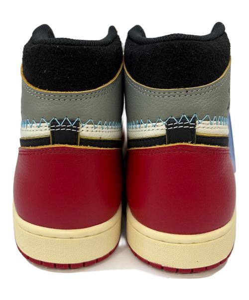 NIKE（ナイキ）NIKE (ナイキ) UNION (ユニオン) AIR JORDAN 1 RETRO HIGH OG/エアジョーダン レトロ ハイ OG レッド×ホワイト×グレー サイズ:US10の古着・服飾アイテム