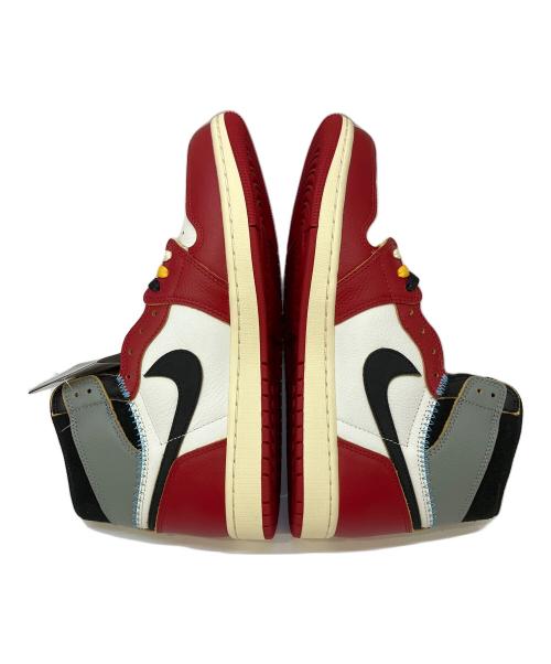 NIKE（ナイキ）NIKE (ナイキ) UNION (ユニオン) ハイカットスニーカー レッド×ホワイト×グレー サイズ:28の古着・服飾アイテム