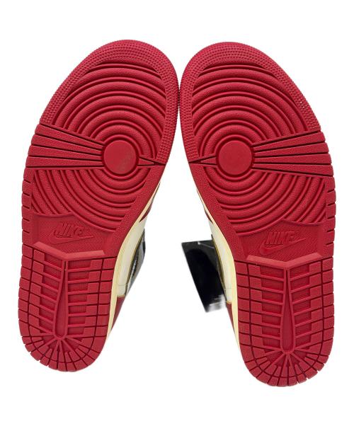 NIKE（ナイキ）NIKE (ナイキ) UNION (ユニオン) AIR JORDAN 1 RETRO HIGH OG/エアジョーダン レトロ ハイ OG レッド×ホワイト×グレー サイズ:US10の古着・服飾アイテム