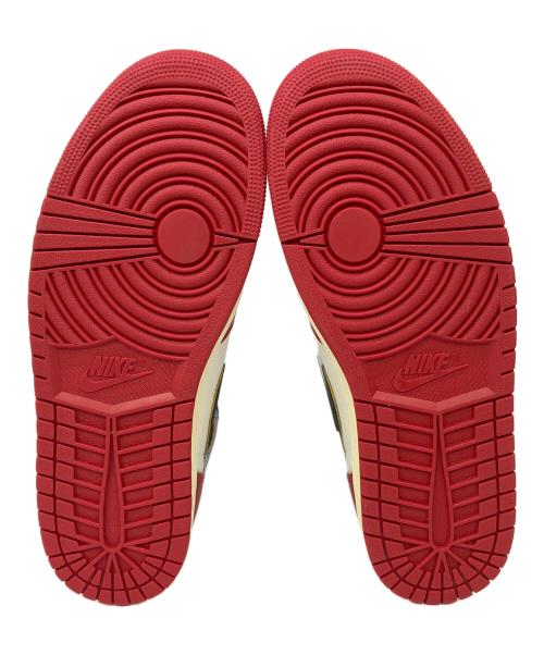 NIKE（ナイキ）NIKE (ナイキ) UNION (ユニオン) ハイカットスニーカー レッド×ホワイト×グレー サイズ:28の古着・服飾アイテム