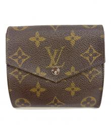 LOUIS VUITTON（ルイ ヴィトン）の古着「2つ折り財布」｜ブラウン