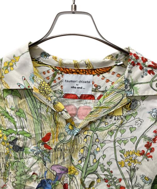 tsumori chisato（ツモリチサト）tsumori chisato (ツモリチサト) niko and ... FURNITURE & SUPPLY (ニコアンド ファニチャーアンドサプライ) 半袖カットソー 柄シャツ サイズ:Sの古着・服飾アイテム