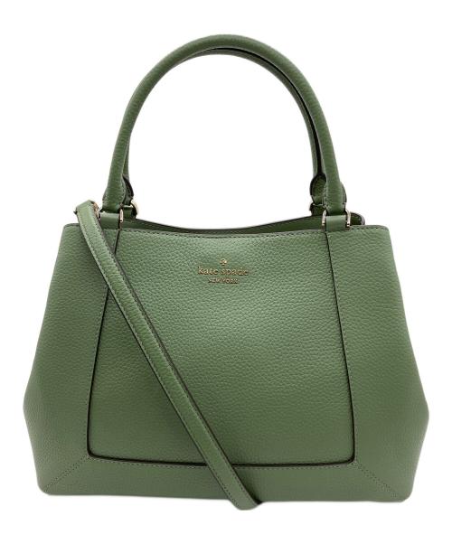 Kate Spade（ケイトスペード）Kate Spade (ケイトスペード) 2WAYバッグ グリーンの古着・服飾アイテム
