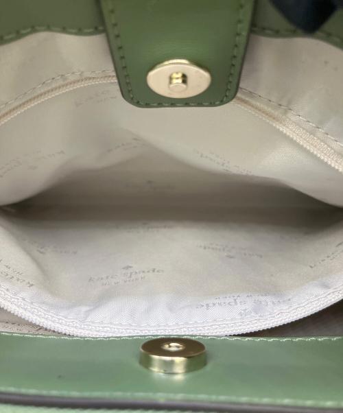 Kate Spade（ケイトスペード）Kate Spade (ケイトスペード) 2WAYバッグ グリーンの古着・服飾アイテム