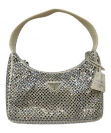 PRADA（プラダ）の古着「RE-EDITION 2000 CRYSTAL BAG」｜ホワイト