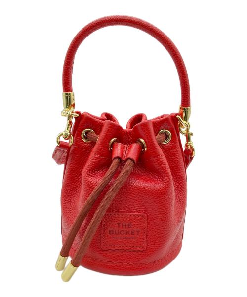 MARC JACOBS（マークジェイコブズ）MARC JACOBS (マークジェイコブズ) バケットバッグ レッドの古着・服飾アイテム