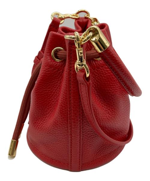 MARC JACOBS（マークジェイコブズ）MARC JACOBS (マークジェイコブズ) バケットバッグ レッドの古着・服飾アイテム