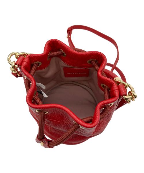 MARC JACOBS（マークジェイコブズ）MARC JACOBS (マークジェイコブズ) バケットバッグ レッドの古着・服飾アイテム