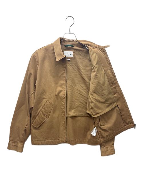 LACOSTE（ラコステ）LACOSTE (ラコステ) オーガニックハリントンジャケット ブラウン サイズ:US S/Mの古着・服飾アイテム