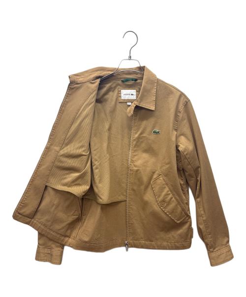 LACOSTE（ラコステ）LACOSTE (ラコステ) オーガニックハリントンジャケット ブラウン サイズ:US S/Mの古着・服飾アイテム