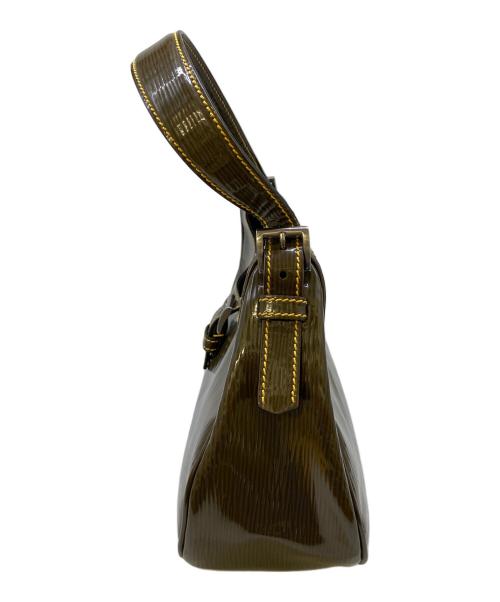 PRADA（プラダ）PRADA (プラダ) ワンショルダーバッグ ブラウン×イエローの古着・服飾アイテム