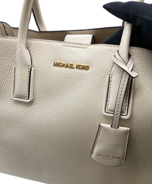 MICHAEL KORS（マイケル・コース）MICHAEL KORS (マイケル・コース) トートバッグ ベージュの古着・服飾アイテム