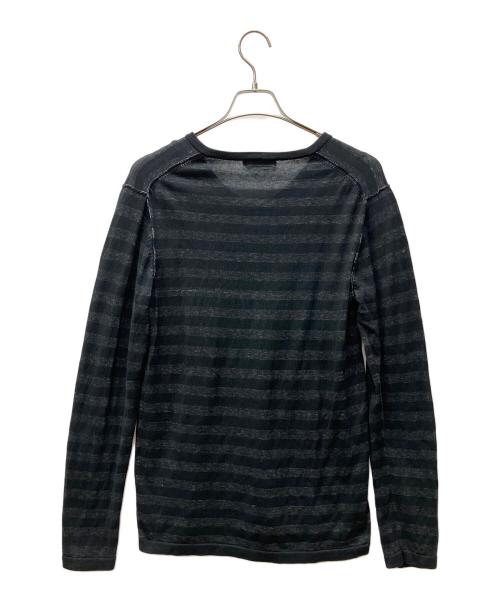 BURBERRY BLACK LABEL（バーバリーブラックレーベル）BURBERRY BLACK LABEL (バーバリーブラックレーベル) セーター ブラック サイズ:3の古着・服飾アイテム