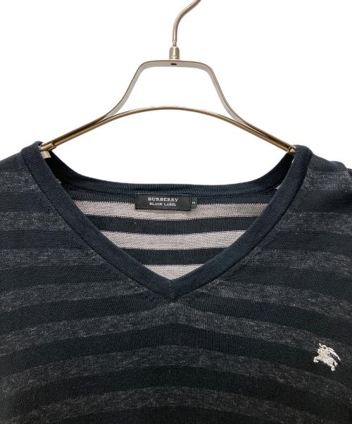 BURBERRY BLACK LABEL（バーバリーブラックレーベル）BURBERRY BLACK LABEL (バーバリーブラックレーベル) セーター ブラック サイズ:3の古着・服飾アイテム