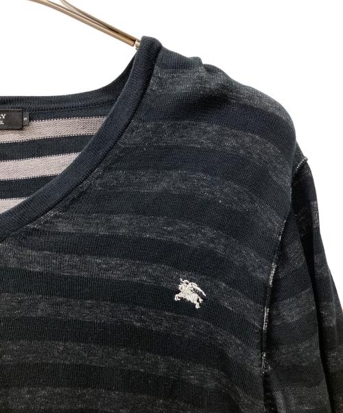 BURBERRY BLACK LABEL（バーバリーブラックレーベル）BURBERRY BLACK LABEL (バーバリーブラックレーベル) セーター ブラック サイズ:3の古着・服飾アイテム