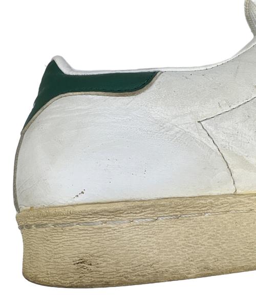 adidas（アディダス）adidas (アディダス) スニーカー ホワイト×グリーン サイズ:27.5cmの古着・服飾アイテム