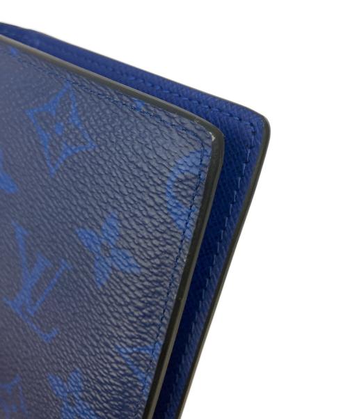 LOUIS VUITTON（ルイ ヴィトン）LOUIS VUITTON (ルイ ヴィトン) 長財布　ポルトフォイユ ブラザ ブルーの古着・服飾アイテム
