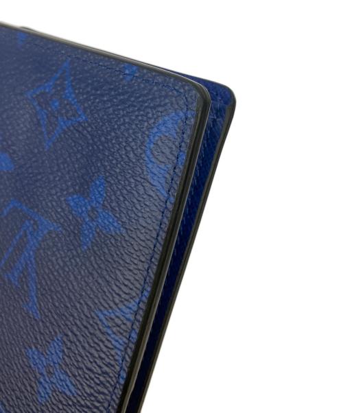 LOUIS VUITTON（ルイ ヴィトン）LOUIS VUITTON (ルイ ヴィトン) 長財布　ポルトフォイユ ブラザ ブルーの古着・服飾アイテム