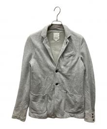 DIESEL（ディーゼル）の古着「スウェットテーラードジャケット」｜グレー