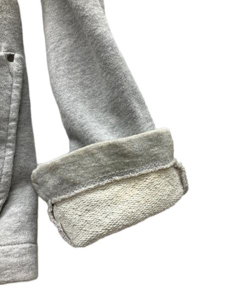 DIESEL（ディーゼル）DIESEL (ディーゼル) スウェットテーラードジャケット グレー サイズ:14の古着・服飾アイテム