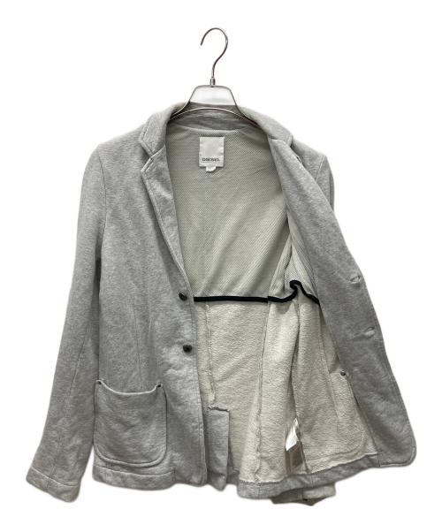 DIESEL（ディーゼル）DIESEL (ディーゼル) スウェットテーラードジャケット グレー サイズ:14の古着・服飾アイテム