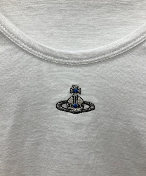 Vivienne Westwood man（ヴィヴィアン ウェストウッド マン）Vivienne Westwood man (ヴィヴィアン ウェストウッド マン) 七分袖カットソー ホワイト サイズ:46の古着・服飾アイテム