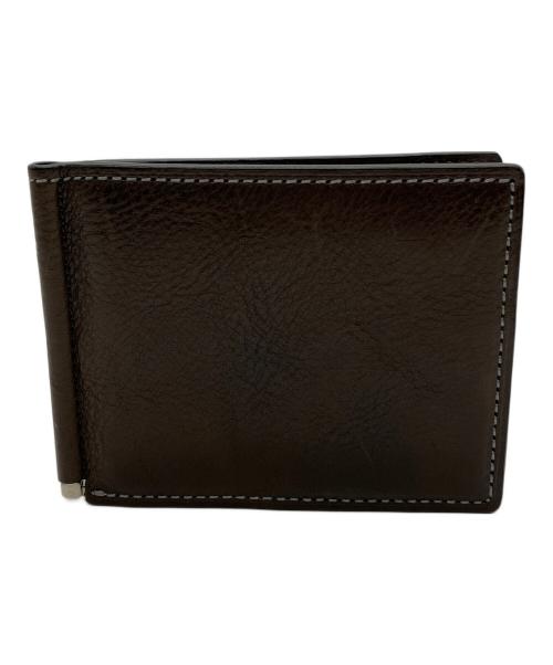 土屋鞄（ツチヤカバン）土屋鞄 (ツチヤカバン) マネークリップ ブラウンの古着・服飾アイテム