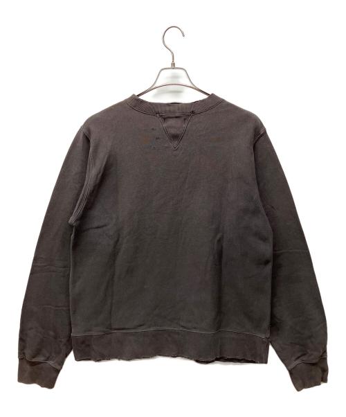 JOURNAL STANDARD HOMESTEAD（ジャーナルスタンダード ホームステッド）JOURNAL STANDARD HOMESTEAD (ジャーナルスタンダード ホームステッド) ダメージ加工スウェット ブラウン サイズ:Lの古着・服飾アイテム