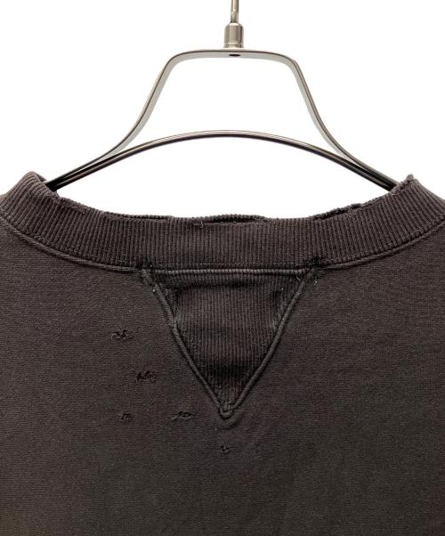 JOURNAL STANDARD HOMESTEAD（ジャーナルスタンダード ホームステッド）JOURNAL STANDARD HOMESTEAD (ジャーナルスタンダード ホームステッド) ダメージ加工スウェット ブラウン サイズ:Lの古着・服飾アイテム