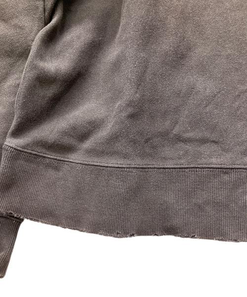 JOURNAL STANDARD HOMESTEAD（ジャーナルスタンダード ホームステッド）JOURNAL STANDARD HOMESTEAD (ジャーナルスタンダード ホームステッド) ダメージ加工スウェット ブラウン サイズ:Lの古着・服飾アイテム