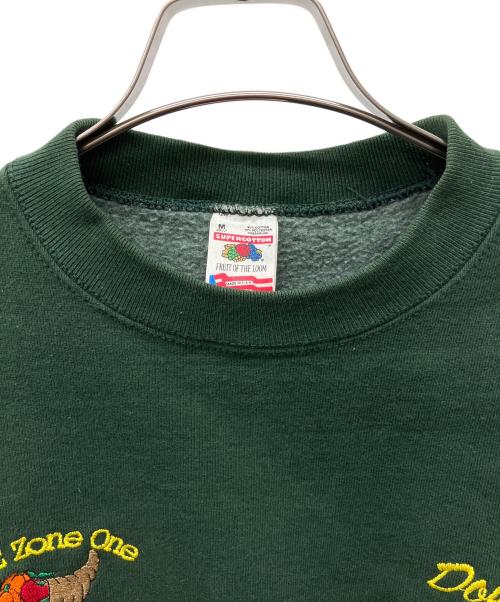 FRUIT OF THE LOOM（フルーツオブザルーム）FRUIT OF THE LOOM (フルーツオブザルーム) スウェット グリーン サイズ:M　　　　　　　　の古着・服飾アイテム