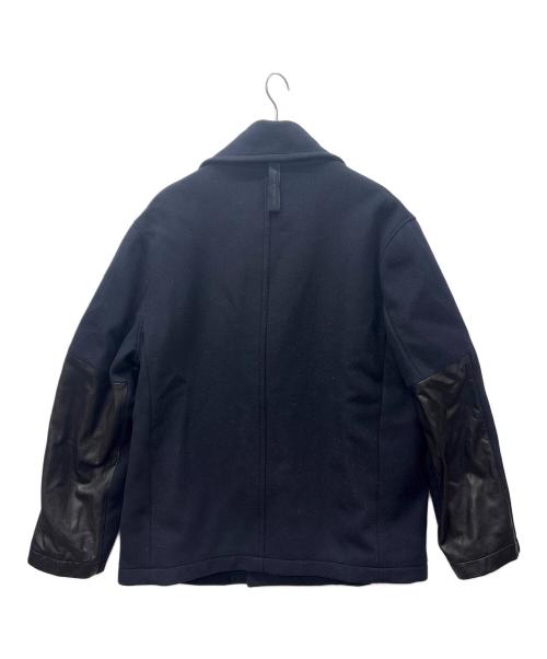 ZARA（ザラ）ZARA (ザラ) STUDIO NICHOLSON (スタジオ ニコルソン) Pコート ネイビー サイズ:42の古着・服飾アイテム