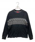 SUPREMEシュプリーム）の古着「長袖カットソー」｜ブラック