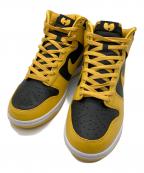 NIKEナイキ）の古着「ハイカットスニーカー」｜ブラック×イエロー