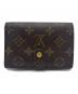 LOUIS VUITTON（ルイ ヴィトン）の古着「2つ折り財布」｜ブラウン