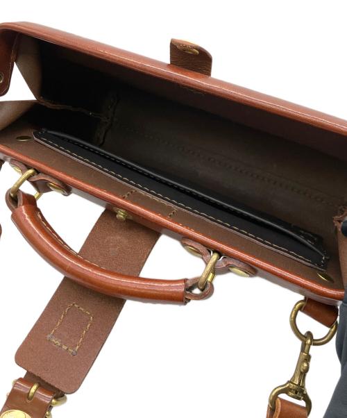 Herz（ヘルツ）Herz (ヘルツ) ダレスバッグ ブラウンの古着・服飾アイテム