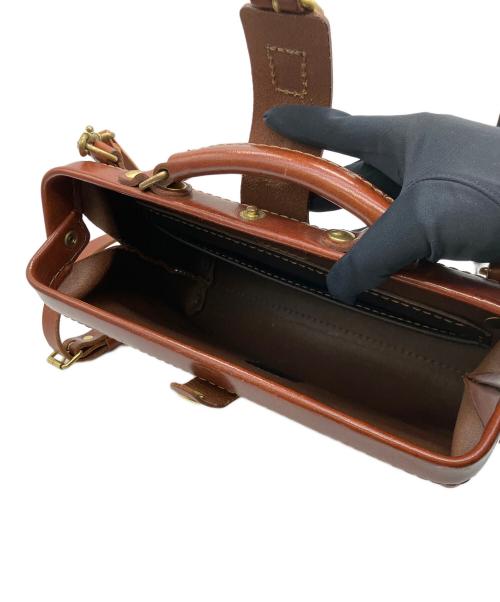 Herz（ヘルツ）Herz (ヘルツ) ダレスバッグ ブラウンの古着・服飾アイテム