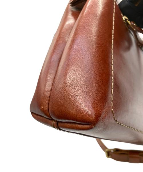 Herz（ヘルツ）Herz (ヘルツ) ダレスバッグ ブラウンの古着・服飾アイテム